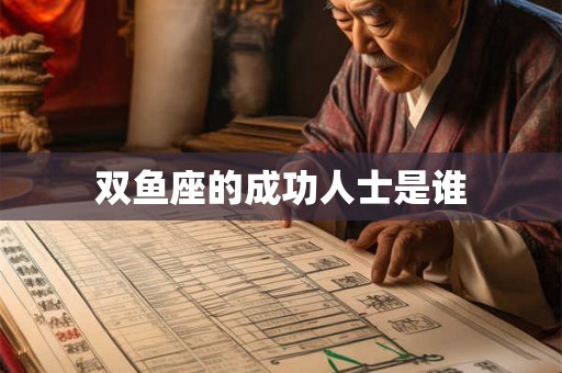 双鱼座的成功人士是谁