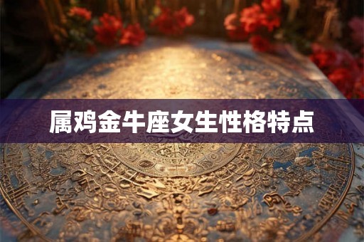 属鸡金牛座女生性格特点