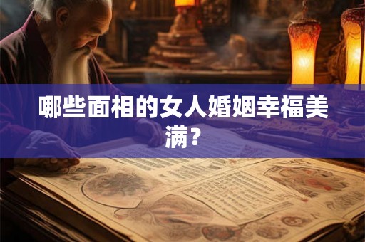 哪些面相的女人婚姻幸福美满？