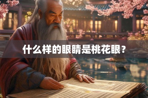 什么样的眼睛是桃花眼？