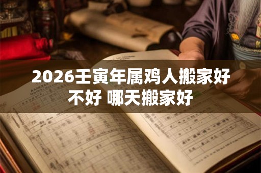 2026壬寅年属鸡人搬家好不好 哪天搬家好