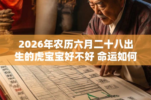 2026年农历六月二十八出生的虎宝宝好不好 命运如何