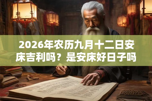 2026年农历九月十二日安床吉利吗？是安床好日子吗？