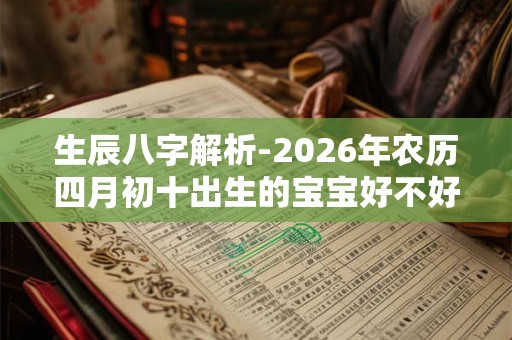 生辰八字解析-2026年农历四月初十出生的宝宝好不好