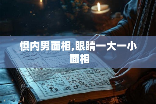 惧内男面相,眼睛一大一小 面相