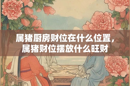 属猪厨房财位在什么位置，属猪财位摆放什么旺财