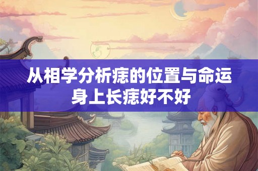 从相学分析痣的位置与命运 身上长痣好不好