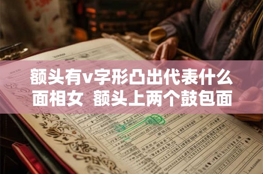 额头有v字形凸出代表什么面相女  额头上两个鼓包面相