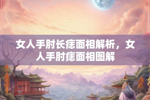女人手肘长痣面相解析，女人手肘痣面相图解