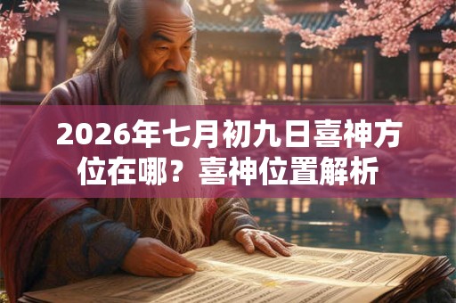2026年七月初九日喜神方位在哪？喜神位置解析