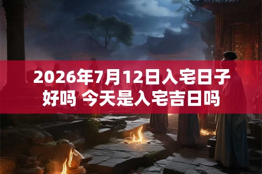2026年7月12日入宅日子好吗 今天是入宅吉日吗