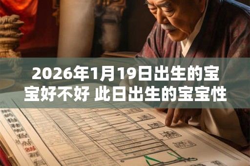 2026年1月19日出生的宝宝好不好 此日出生的宝宝性格 2026年1月19日出生的宝宝好不好 此日出生的宝宝性格