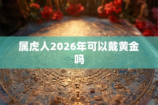 属虎人2026年可以戴黄金吗