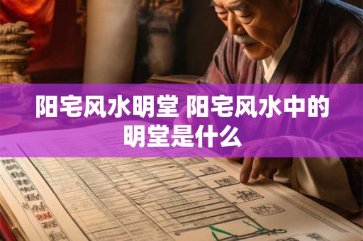 阳宅风水明堂 阳宅风水中的明堂是什么 阳宅风水明堂 阳宅风水中的明堂是什么