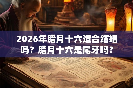 2026年腊月十六适合结婚吗？腊月十六是尾牙吗？