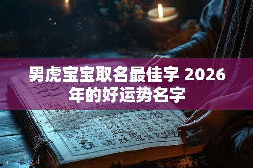 男虎宝宝取名最佳字 2026年的好运势名字