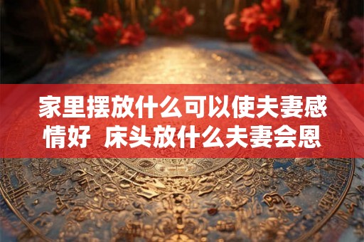 家里摆放什么可以使夫妻感情好  床头放什么夫妻会恩爱