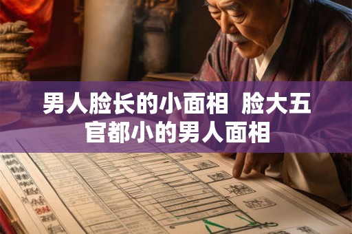 男人脸长的小面相  脸大五官都小的男人面相