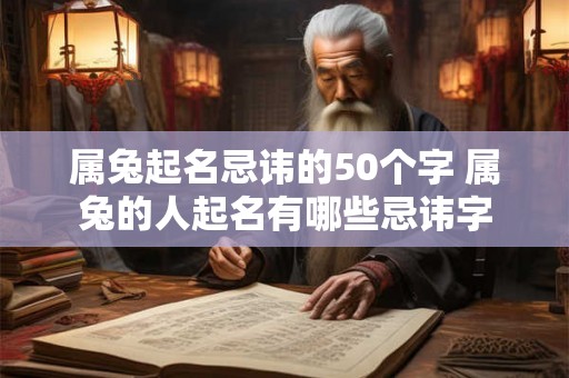属兔起名忌讳的50个字 属兔的人起名有哪些忌讳字