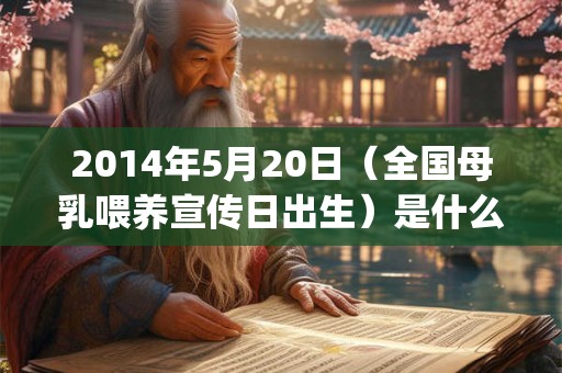 2014年5月20日（全国母乳喂养宣传日出生）是什么命_命运如何