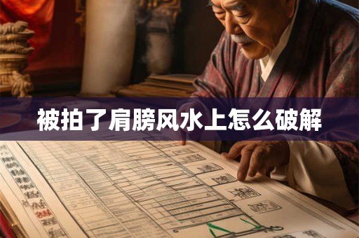 被拍了肩膀风水上怎么破解