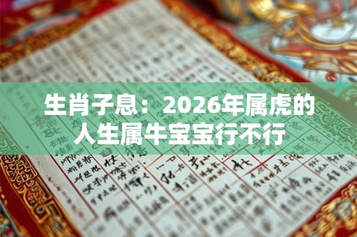 生肖子息:2026年属虎的人生属牛宝宝行不行 生肖子息:2026年属虎的人生属牛宝宝行不行