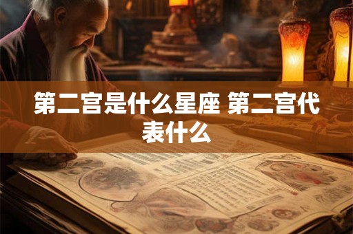 第二宫是什么星座 第二宫代表什么 第二宫是什么星座 第二宫代表什么