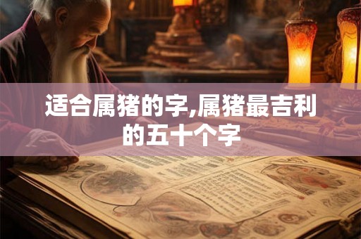 适合属猪的字,属猪最吉利的五十个字