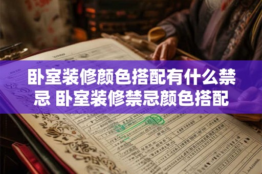 卧室装修颜色搭配有什么禁忌 卧室装修禁忌颜色搭配