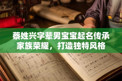 蔡姓兴字辈男宝宝起名传承家族荣耀，打造独特风格
