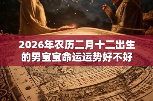 2026年农历二月十二出生的男宝宝命运运势好不好