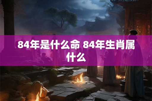 84年是什么命 84年生肖属什么