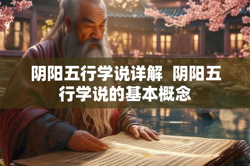 阴阳五行学说详解  阴阳五行学说的基本概念