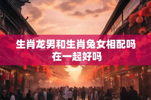 生肖龙男和生肖兔女相配吗 在一起好吗