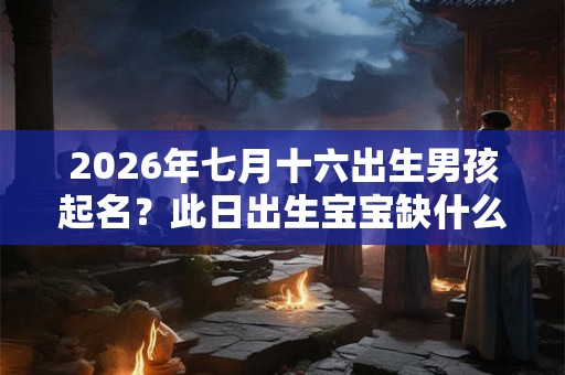 2026年七月十六出生男孩起名？此日出生宝宝缺什么五行？