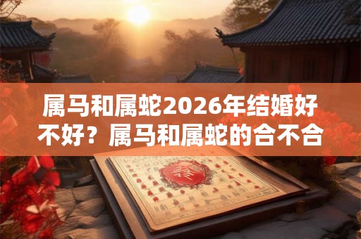 属马和属蛇2026年结婚好不好？属马和属蛇的合不合？