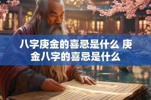 八字庚金的喜忌是什么 庚金八字的喜忌是什么