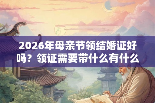 2026年母亲节领结婚证好吗？领证需要带什么有什么流程？