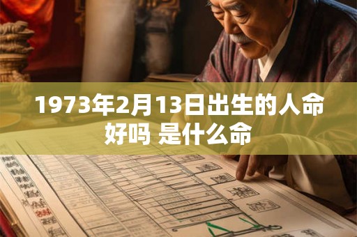 1973年2月13日出生的人命好吗 是什么命