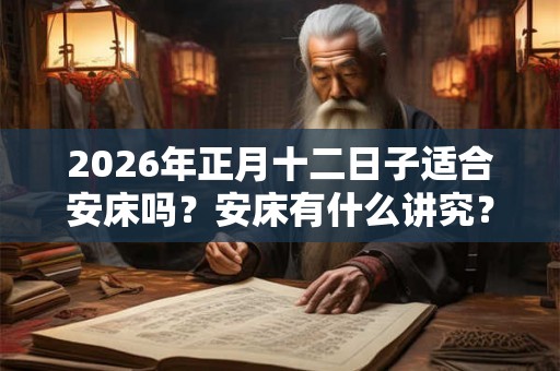 2026年正月十二日子适合安床吗？安床有什么讲究？