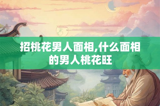 招桃花男人面相,什么面相的男人桃花旺