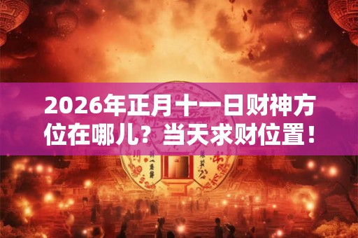 2026年正月十一日财神方位在哪儿?当天求财位置! 2026年正月十一日财神方位在哪儿?当天求财位置!