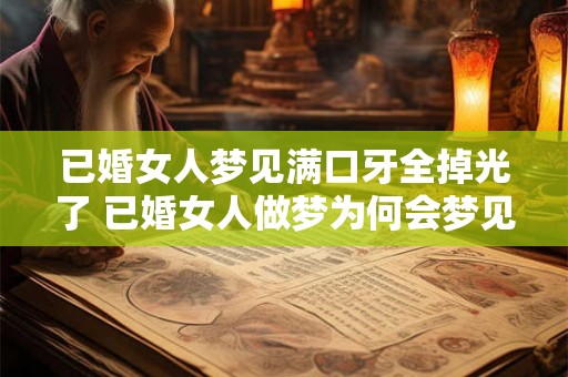 已婚女人梦见满口牙全掉光了 已婚女人做梦为何会梦见满口牙掉光了