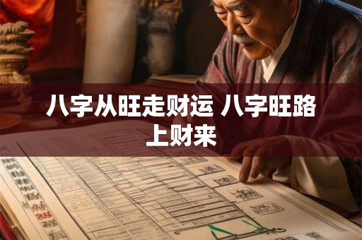 八字从旺走财运 八字旺路上财来