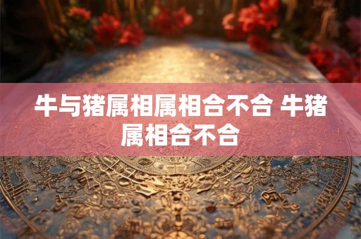 牛与猪属相属相合不合 牛猪属相合不合 牛与猪属相属相合不合 牛猪属相合不合