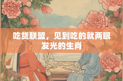 吃货联盟，见到吃的就两眼发光的生肖