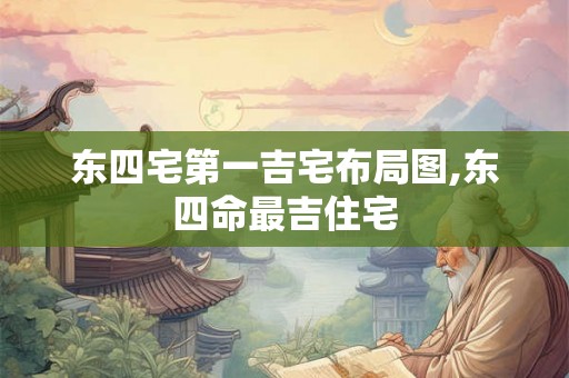 东四宅第一吉宅布局图,东四命最吉住宅