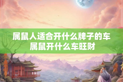 属鼠人适合开什么牌子的车 属鼠开什么车旺财
