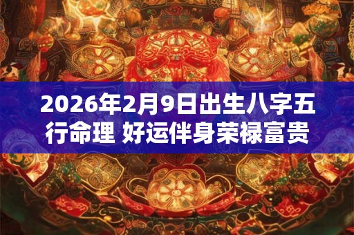2026年2月9日出生八字五行命理 好运伴身荣禄富贵