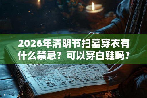 2026年清明节扫墓穿衣有什么禁忌？可以穿白鞋吗？